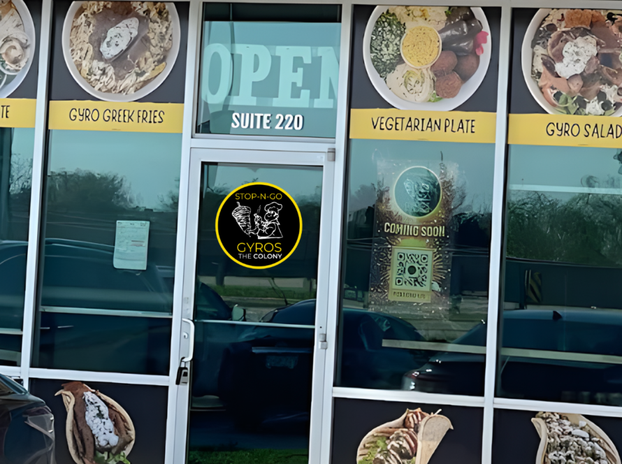 Visit Stop N Go Gyros in The Colony TX for fresh halal Mediterranean food near Grandscape.